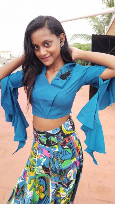 With Picasso Printed Skirt – Pannkh